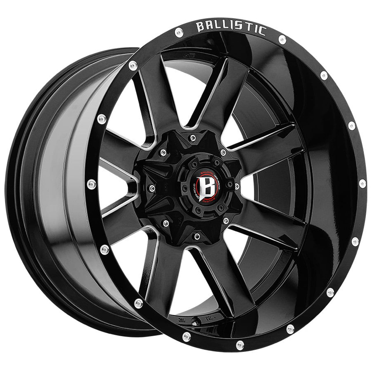 959244050-81GBX Prestige Whl Ballistic 24X14 10X127/139.7 Offset