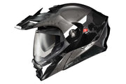 SCORPION EXO 96-1023 Exo At960 Modular Helmet Topographic Black/White Sm