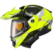96-1053-EC Scorpion Exo Exo-At960 Cold Weather Helmet Topographic Hi-Vis Sm (Electr
