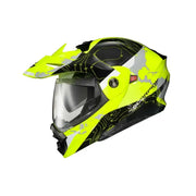 SCORPION EXO 96-1053 Exo At960 Modular Helmet Topographic Hi Vis/Black Sm