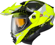 96-1053-SD Scorpion Exo Exo-At960 Cold Weather Helmet Topographic Hi-Vis Sm (Dual) - RV and Auto Parts