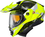 96-1055-SD Scorpion Exo Exo-At960 Cold Weather Helmet Topographic Hi-Vis Lg (Dual) - RV and Auto Parts