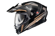 SCORPION EXO 96-1145 Exo At960 Modular Helmet Hicks Black/Gold Lg