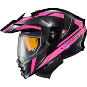 96-1177-EC Scorpion Exo Exo-At960 Cold Weather Helmet Hicks Pink 2X (Electric)