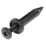 Black plastic push rivet fastener for Dorman Rivet 961-065, perfect for body repairs and trim installs
