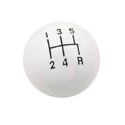 9619 Mr Gasket Knob 5 Speed Cl Wht 3/8-1