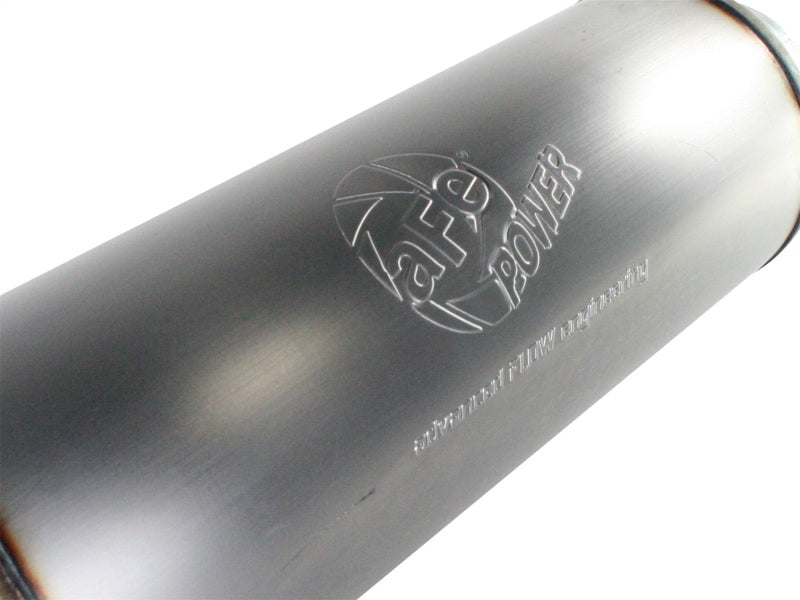 aFe 49-91012 aFe MACHForce XP Exhausts Mufflers SS-409 EXH Muffler 5 ID In/Out 8 Dia