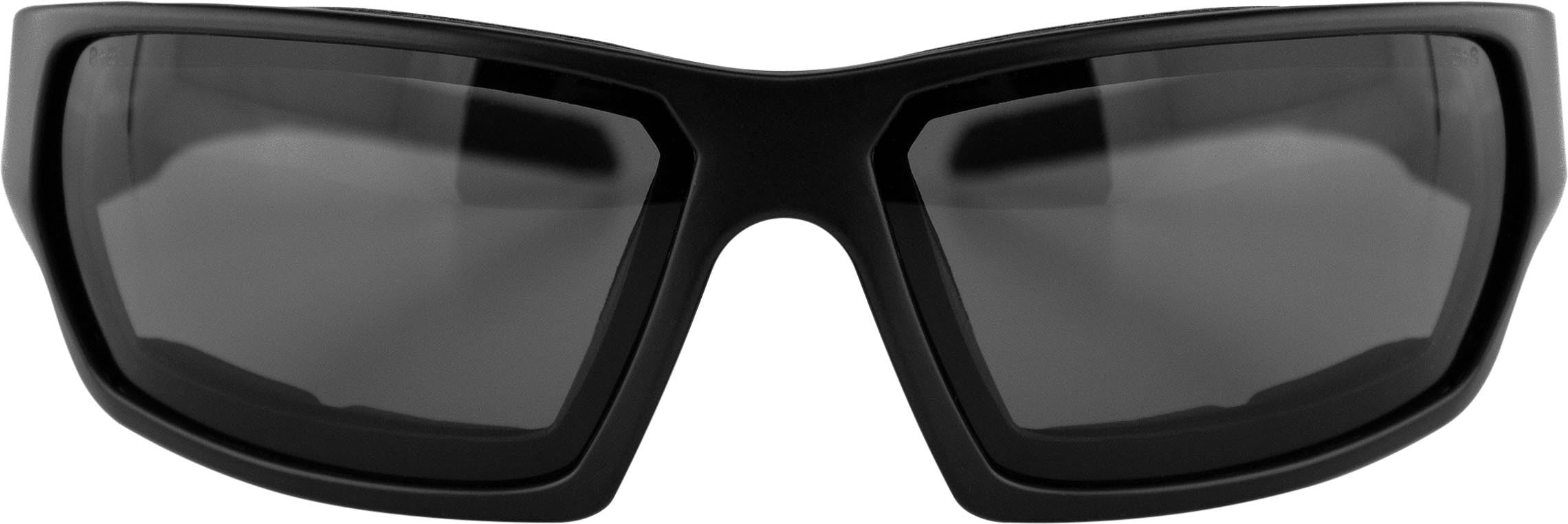 Bobster Tread Sunglasses Eyewear Btre001 - Matte Black Lens Smoked Removable Foam