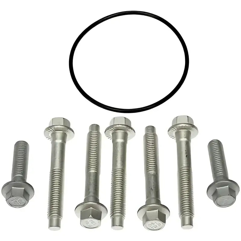 Bolts and black o-ring for Dorman hub rotor and caliper bracket bolt repair