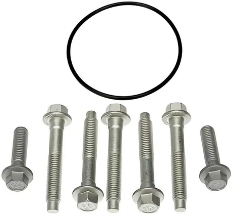 Bolts and black o-ring for Dorman hub rotor and caliper bracket bolt replacement