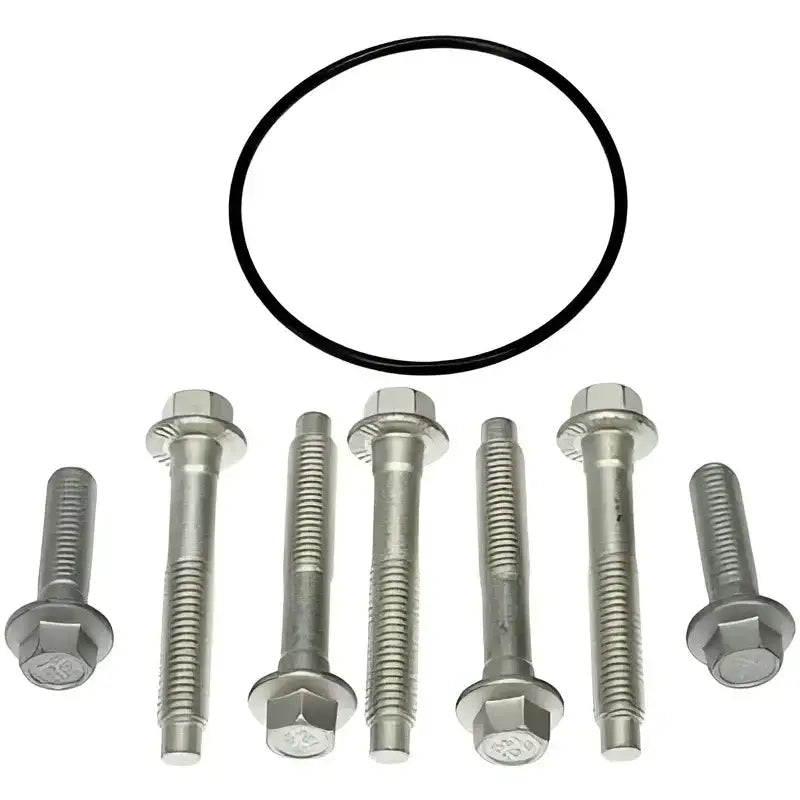 Bolts and black o-ring for Dorman hub rotor and caliper bracket bolt repair