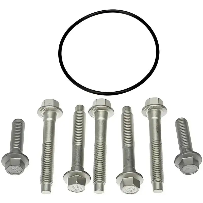 Bolts and black o-ring for Dorman hub rotor and caliper bracket bolt replacement