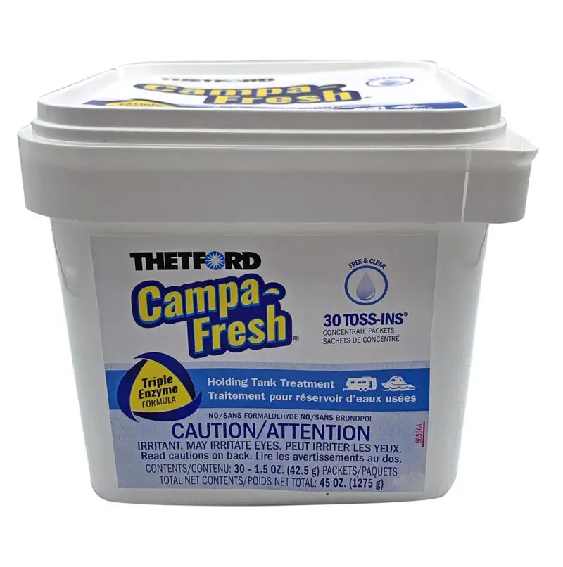 96721 Thetford Campa-Fresh Free & Clear 30Ct Tub