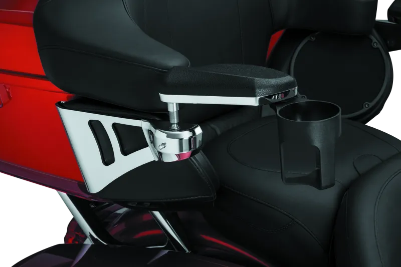 Kuryakyn Passenger Armrests for 14-23 Touring Models in Chrome, RV, Automotive, Powersports, off-road, marine, exterior, truck accessories, interior, truck bed, rv parts, AVADA - Best Sellers, Seats, Armrests