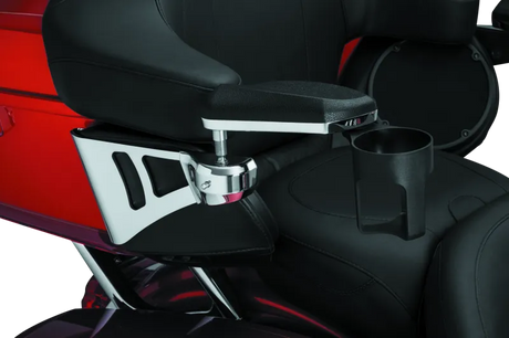 Kuryakyn Passenger Armrests for 14-23 Touring Models in Chrome, RV, Automotive, Powersports, off-road, marine, exterior, truck accessories, interior, truck bed, rv parts, AVADA - Best Sellers, Seats, Armrests