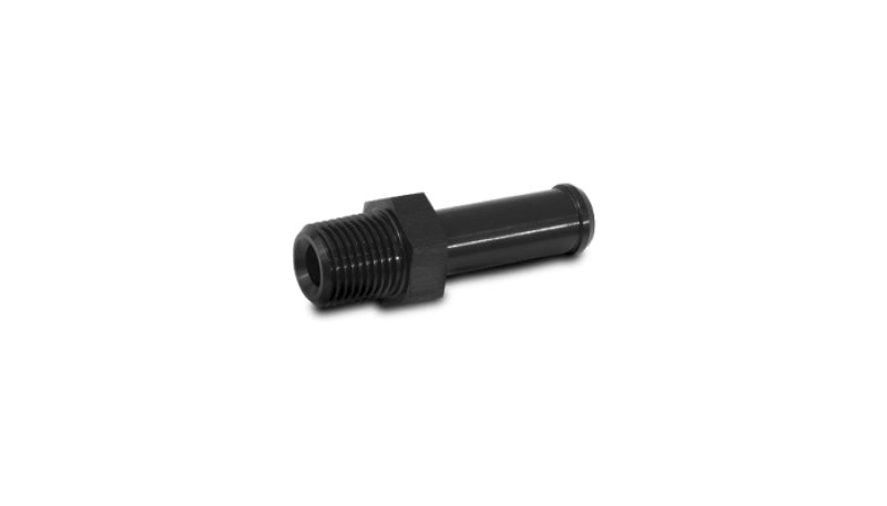 Vibrant 11203 Vibrant 1/2in NPT to 5/8in Barb Straight Fitting - Aluminum