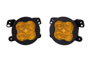 Diode Dynamics SS3 LED Pod Max Type M Kit - Yellow SAE Fog - DD6689