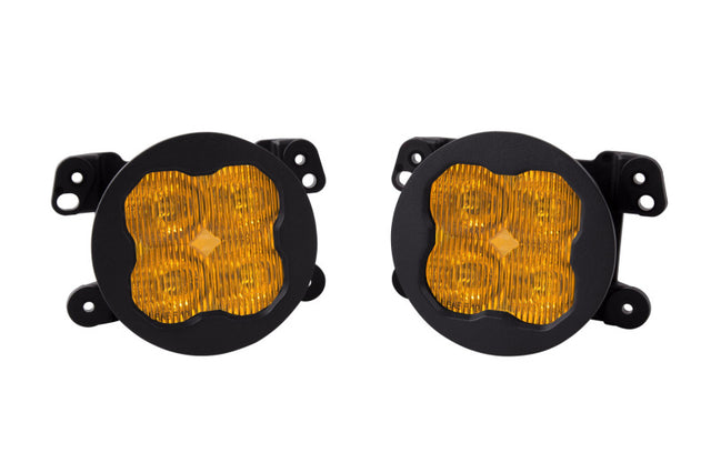 Diode Dynamics SS3 LED Pod Max Type M Kit - Yellow SAE Fog - DD6689