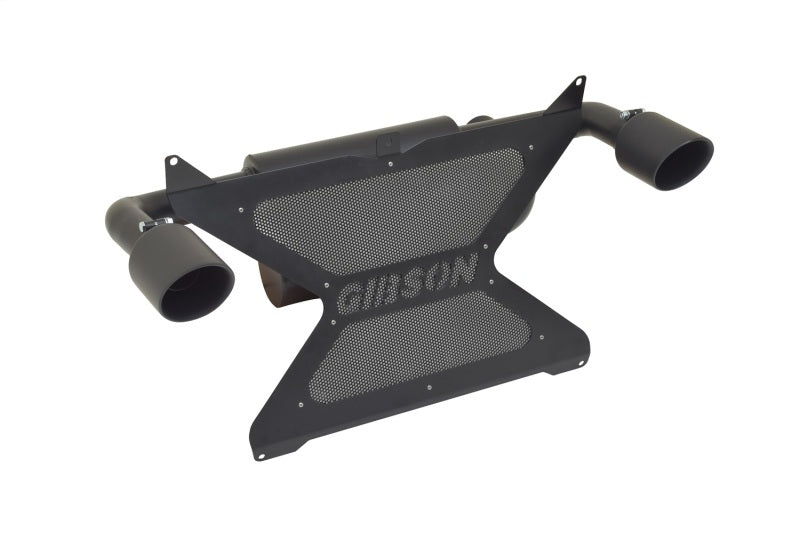 Gibson 98034 Gibson 2018 Can-Am Maverick X3 Turbo Base 2.25in Dual Exhaust - Black Ceramic