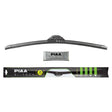 Windshield Wiper Blade Si-Tech Silicone 20 Inch Single Blade Without Spoiler Black All Season