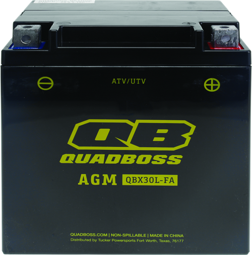 QuadBoss 11-12 Arctic Cat 350 Maintenance-Free AGM Battery - 401384