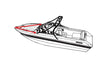 97120S-11 Carver Boat Cover Vst-20 I/O Twr