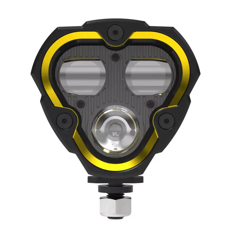 Black and yellow LED fog light for 97147 KC Hilite Flex Era 3 dual mode SAE fog light