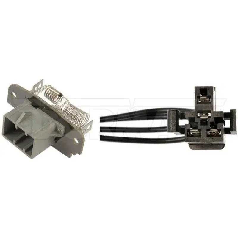 Automotive resistor and connector assembly from Dorman BMR Kit for car repairs