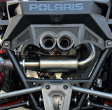 Gibson 98054 Gibson 2022 Polaris Pro R 2/4 Seat Dual Side Exhaust - Stainless