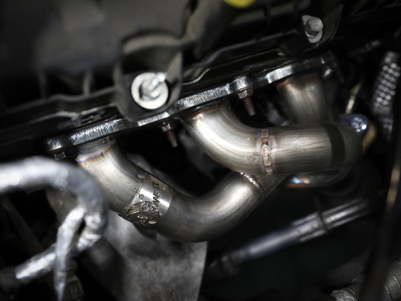aFe 48-43031 aFe Twisted Steel Shorty Header 11-17 Ford Mustang V6-3.7L