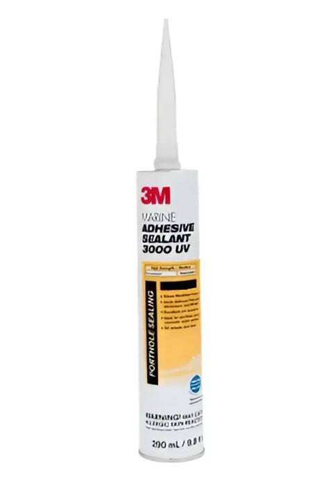 White tube of 98242 3M Marine Adhesive Sealant 3000 UV marine adhesive sealant