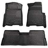 Husky Liners 98381 Husky Liners 08-10 Ford SD Crew Cab WeatherBeater Combo Black Floor Liners (w/o Manual Trans Case)