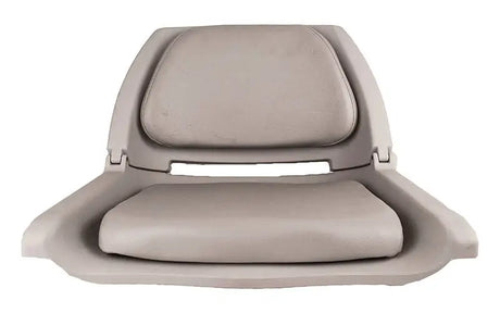 98391GY Attwood Marine Padded Flip Seat-Gray - Boat Seat