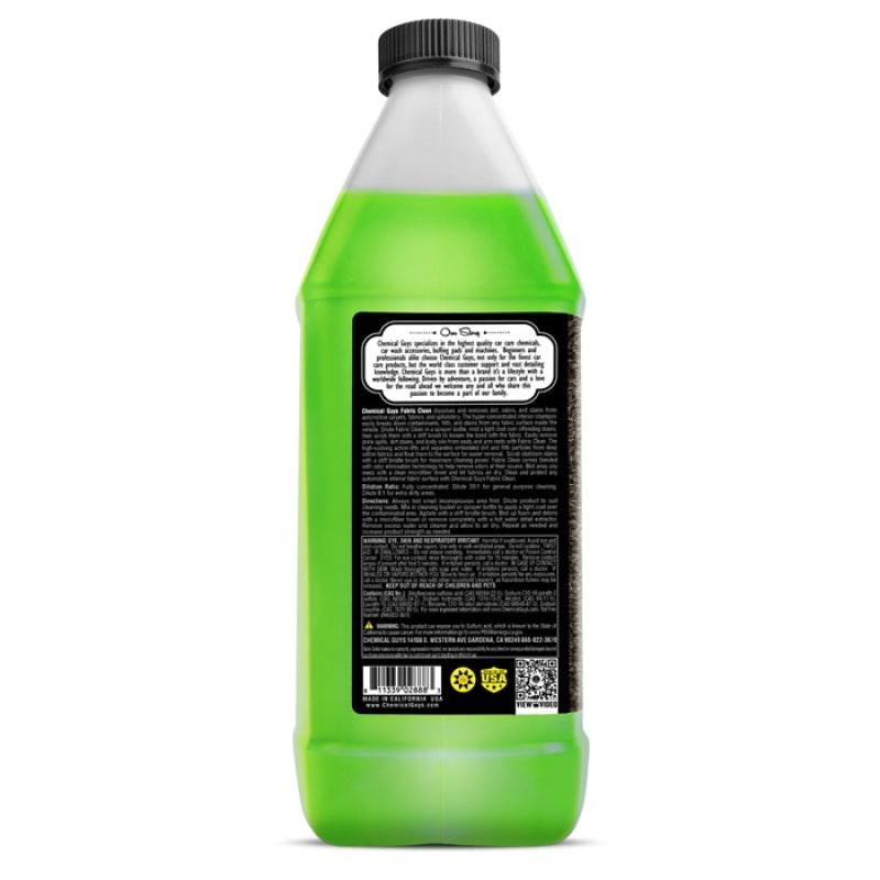 Chemical Guys CWS203 Chemical Guys Foaming Citrus Fabric Clean Carpet And Upholstery Shampoo And Odor Eliminator - CWS203