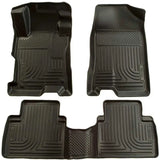 Husky Liners 98531 Husky Liners 09-12 Toyota Corolla/Matrix/Pontiac Vibe (FWD) WeatherBeater Combo Black Floor Liners