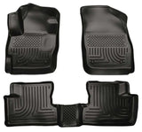 Husky Liners 98631 Husky Liners 10-12 Mazda 3 WeatherBeater Combo Black Floor Liners
