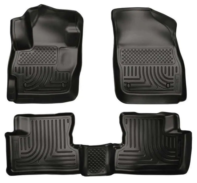 Husky Liners 98631 Husky Liners 10-12 Mazda 3 WeatherBeater Combo Black Floor Liners