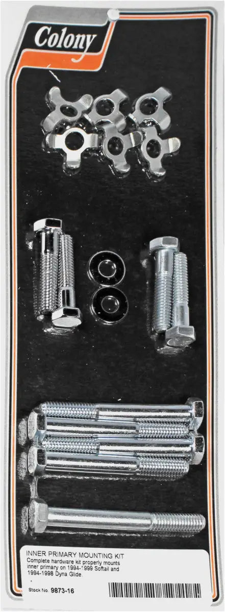 9873-16 Colony Machine Inner Primary Mount Kit Softail 94-99 Dyna 94-98 - RV and Auto Parts