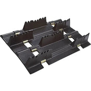 Black snowmobile pitch challenger track with lugs for Challenger Track 9875M 2.52 pitch