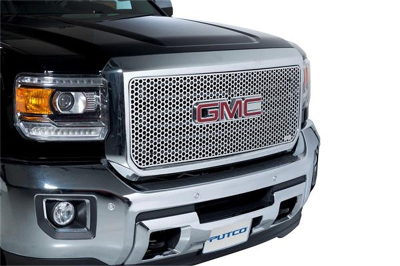 Putco 84202 Putco 15-19 GMC Sierra HD (Does not Fit inAll terrain Modelin) Punch Stainless Steel Grilles