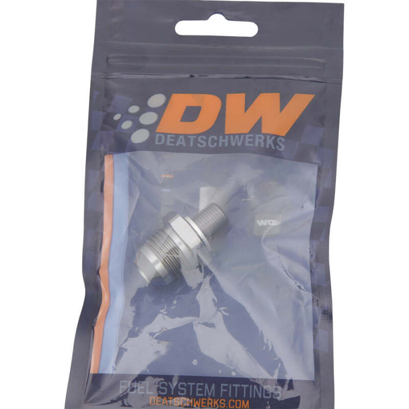DeatschWerks 6-02-0621 DeatschWerks 8AN Male Flare to M10 X 1.0 Male Metric - Anodized Titanium