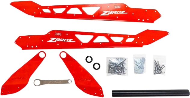 Zbroz Shredder Rear Bumper Body K40-0823554-02 - Red 3900 Series