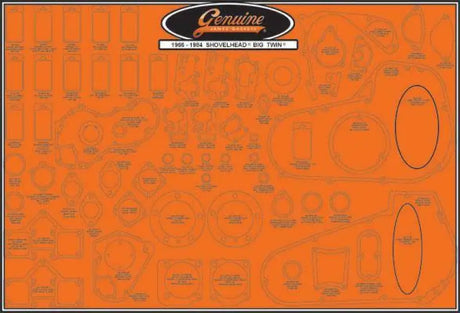 99000-EVXL-STK-2 James Gaskets Large Gasket Stocking Kit 99000-Evxl-Stk-2 - Gaskets/Seals