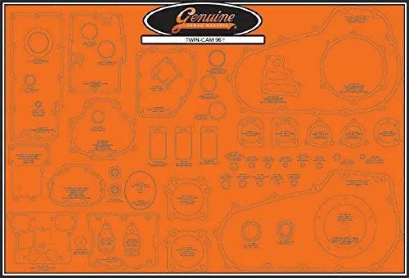 99000-KNPN-STK-2 James Gaskets Large Gasket Stocking Kit 99000-Knpn-Stk-2 - Gaskets/Seals