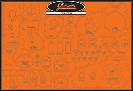 99000-KNPN-STK-2 James Gaskets Large Gasket Stocking Kit 99000-Knpn-Stk-2 - Gaskets/Seals