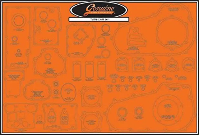 99000-TC96-STK-2 James Gaskets Large Gasket Stocking Kit 99000-Tc96-Stk-2 - Gaskets/Seals