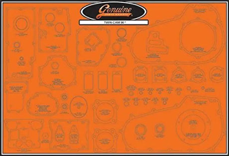 99000-TRAN-STK-2 James Gaskets Large Gasket Stocking Kit 99000-Tran-Stk-2 - Gaskets/Seals