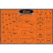 99000-TRANS James Gaskets Gasket Display Board Trans Big Twin 99000-Trans - Gaskets/Seals