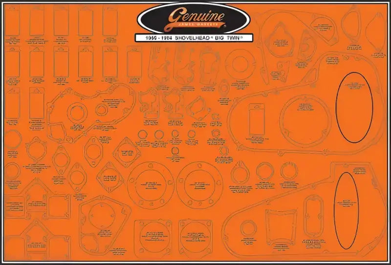 99000-XRSP-STK-1 James Gaskets Small Stocking Gasket Kit 99000-Xrsp-Stk-1 - Gaskets/Seals