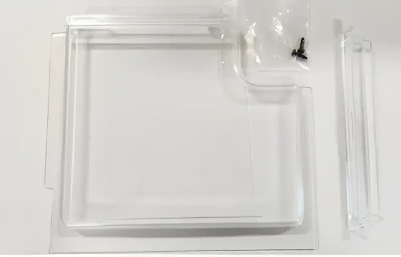 Clear acrylic aquarium components for Ventline Dex screen door slide upgrade